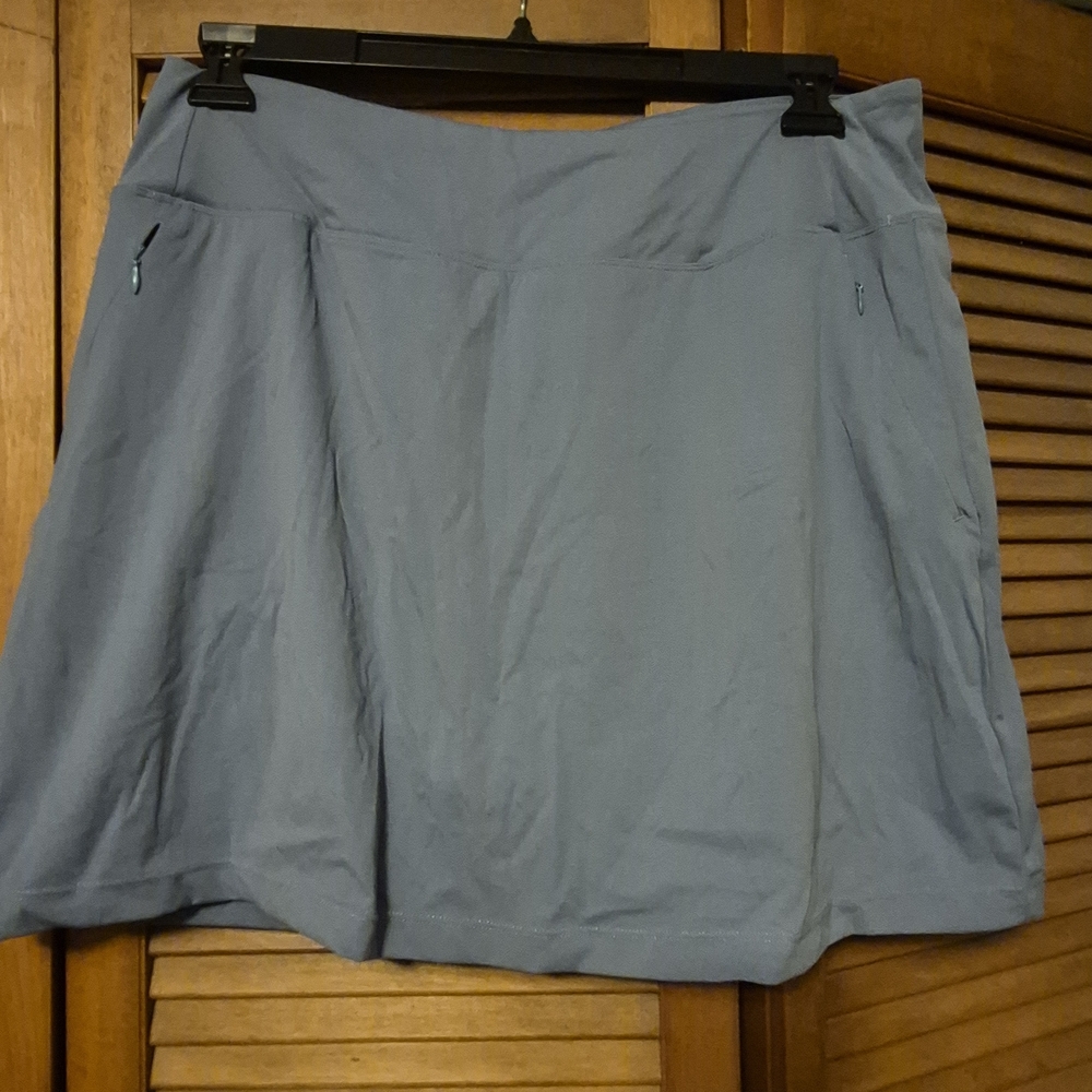 Blue A-Line Skirt